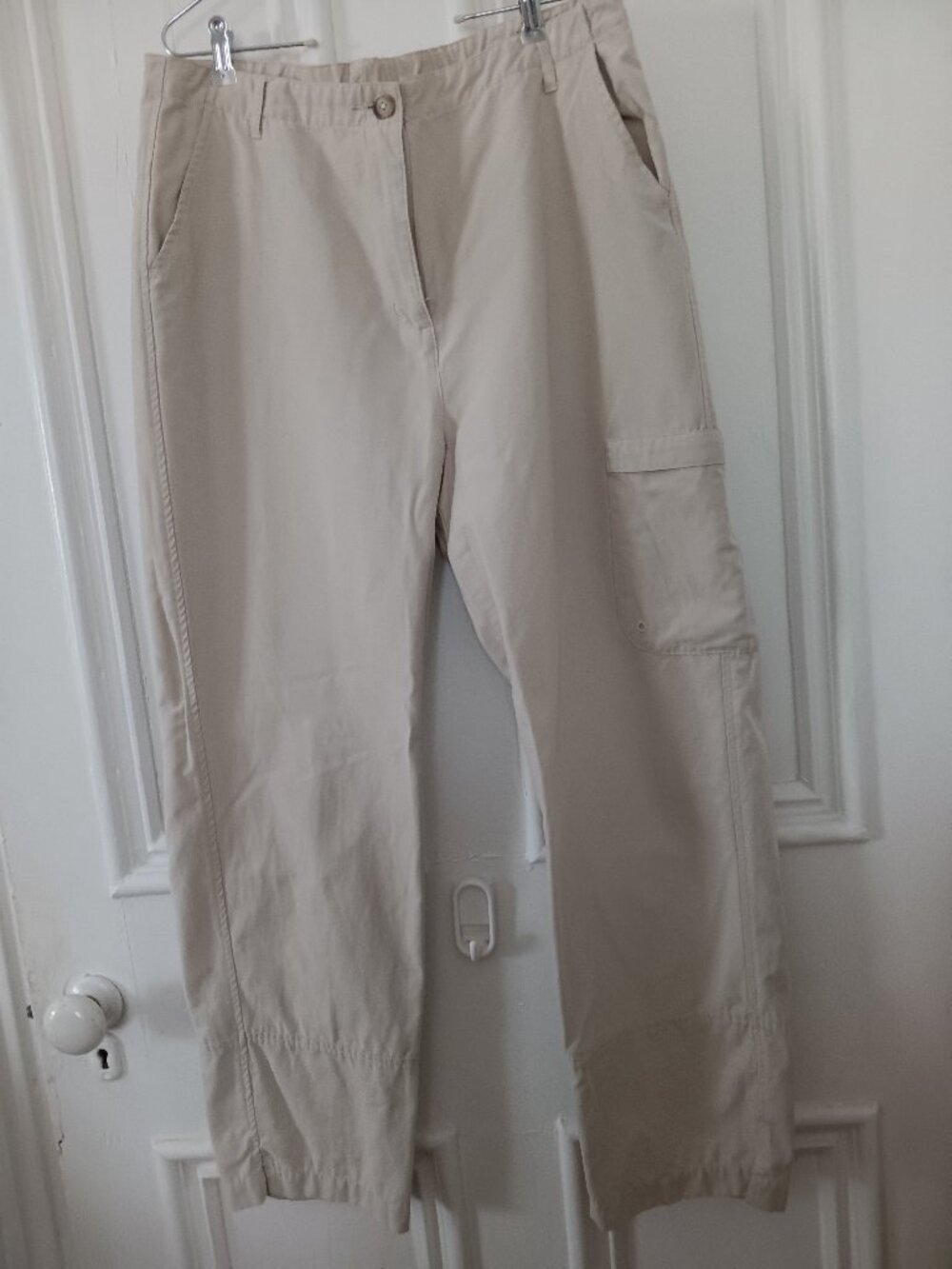WOOLRICH SIZE 14 WOMENS CARGO PANTS COTTON HIKING CASUAL